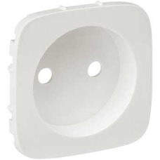 Лицьова панель розетки без заземлення, перли, Valena 754979 Legrand