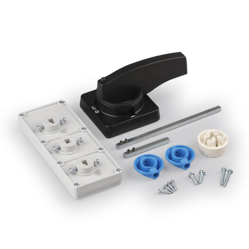 KK102.712 Комплект для перемикання, включаючи вали та чорну ручку