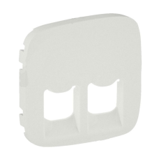 Лицьова панель розетки RJ11+RJ45, перлів, Valena 755429 Legrand