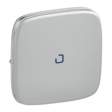 Клавіша перемикача проміжного з підсвічуванням, алюміній, Valena 755277 Legrand