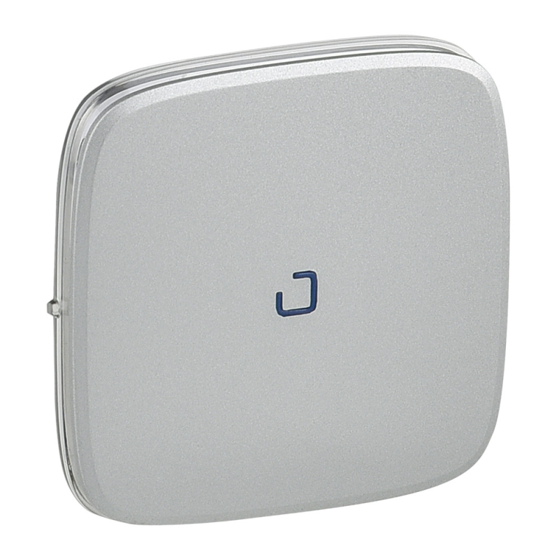 Клавіша перемикача проміжного з підсвічуванням, алюміній, Valena 755277 Legrand