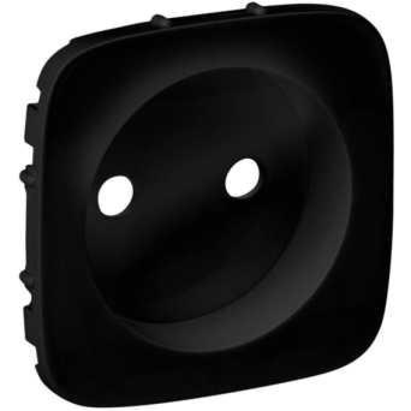 Лицьова панель розетки без заземлення, антрацит, Valena 754978 Legrand