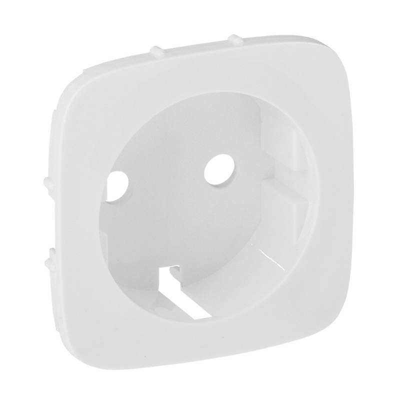 Накладка розетки із заземленням провід 6мм?, білий, Valena 755255 Legrand Накладка розетки із заземленням провід 6мм?, білий, Valena 755255 Legrand