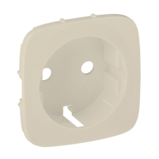 Накладка розетки із заземленням провід 6мм?, слонова кістка, Valena 755256 Legrand