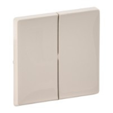 Клавіша вимикача двоклавішного, слонова кістка, Valena 755021 Legrand