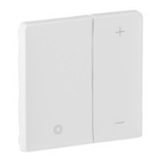 Накладка світлорегулятора натискного, білий, Valena 754890 Legrand