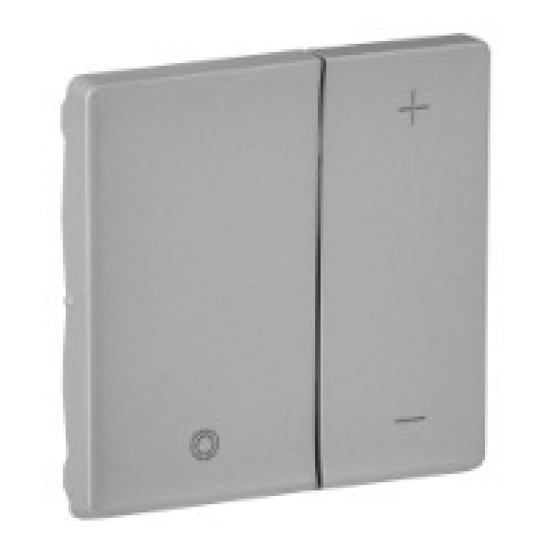 Накладка світлорегулятора натискного, алюмінію, Valena 754892 Legrand Накладка світлорегулятора натискного, алюмінію, Valena 754892 Legrand