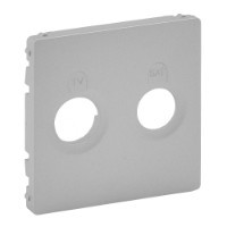 Лицьова панель розетки TV-SAT, алюміній, Valena 754822 Legrand