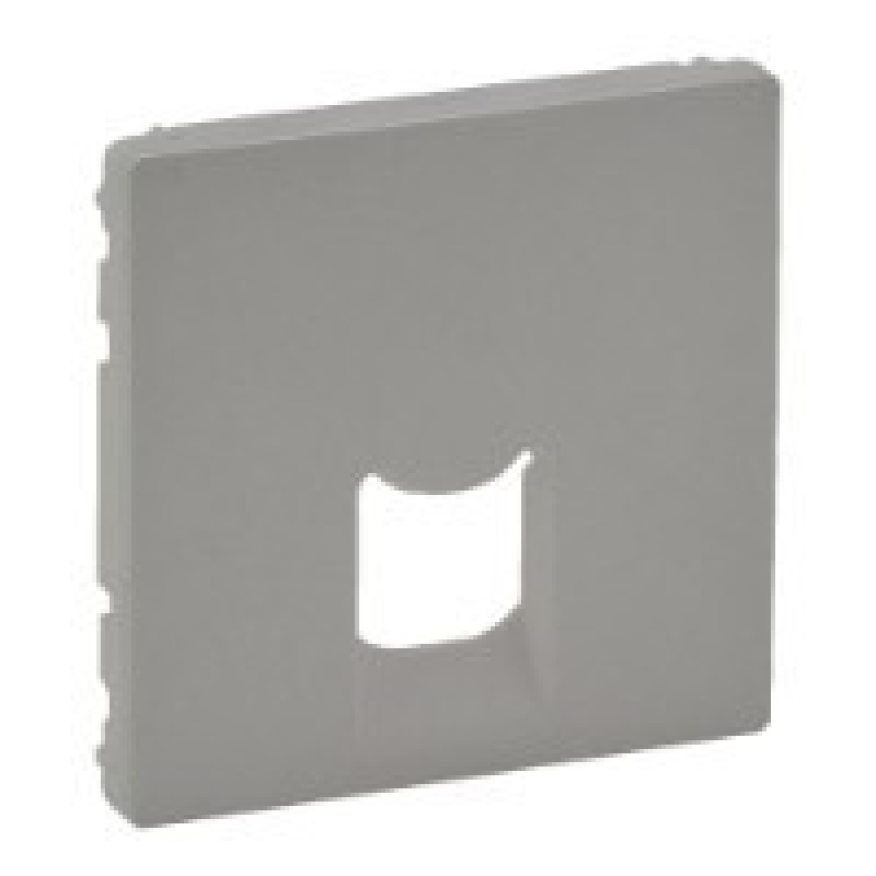 Лицьова панель розетки RJ11/RJ45, алюміній, Valena 755412 Legrand Лицьова панель розетки RJ11/RJ45, алюміній, Valena 755412 Legrand