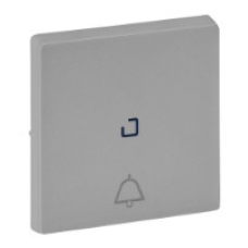 Клавіша з підсвічуванням “дзвінок“, алюміній, Valena 755052 Legrand