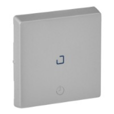 Клавіша вимикача світло+вентиляція, алюміній, Valena 755212 Legrand