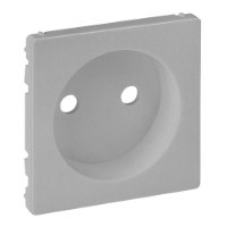 Лицьова панель розетки без заземлення, алюміній, Valena 754972 Legrand