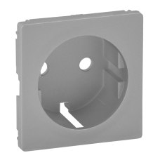 Накладка розетки із заземленням провід 6мм?, алюміній, Valena 755252 Legrand