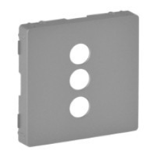 Лицьова панель розетки RCA, алюміній, Valena 754722 Legrand