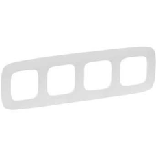 Рамка 4 посту, білий, Valena 754304 Legrand