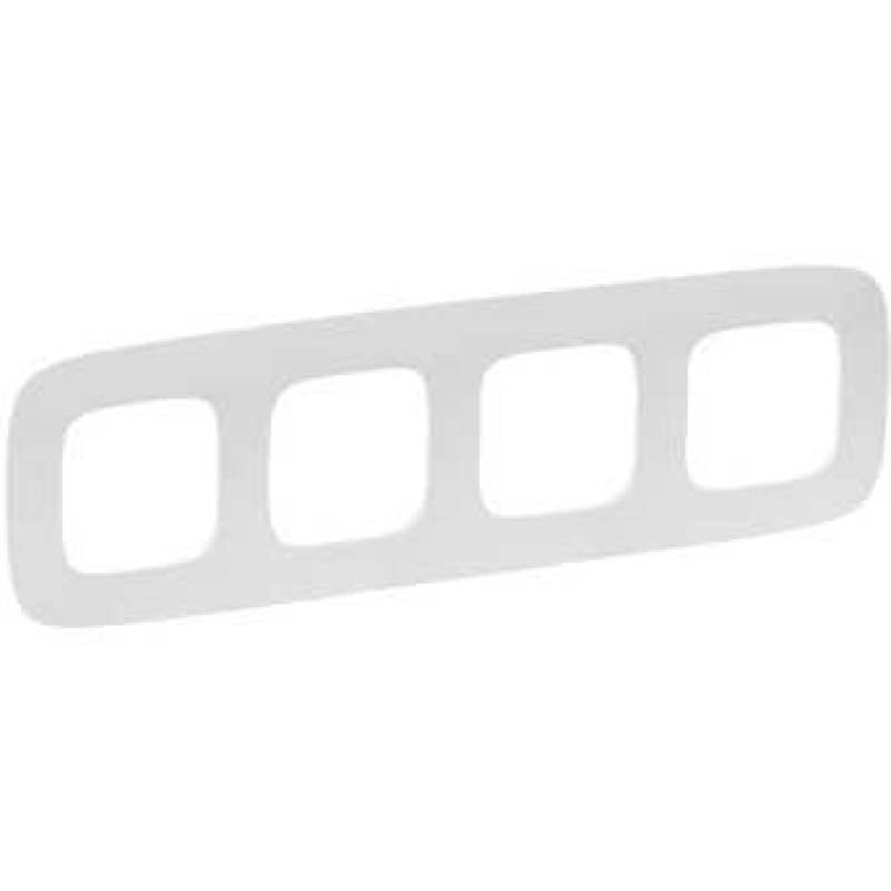 Рамка 4 посту, білий, Valena 754304 Legrand