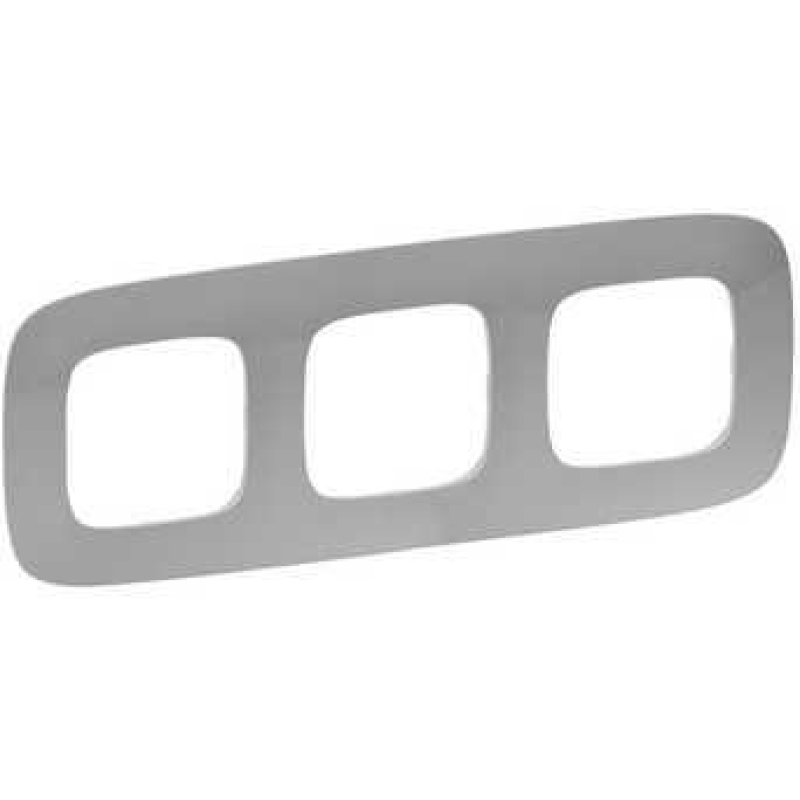 Рамка 3 посту, алюміній, Valena 754393 Legrand