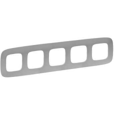 Рамка 5 постів, алюміній, Valena 754395 Legrand