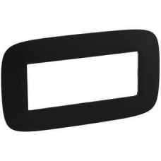 Рамка 5 модулів для виробів Mosaic матовий чорний, Valena 754406 Legrand