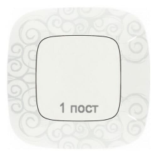 Рамка 1 пост, нарцис хром, Valena 754341 Legrand