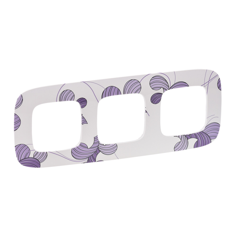 Рамка 3 посту, флора, Valena 754363 Legrand