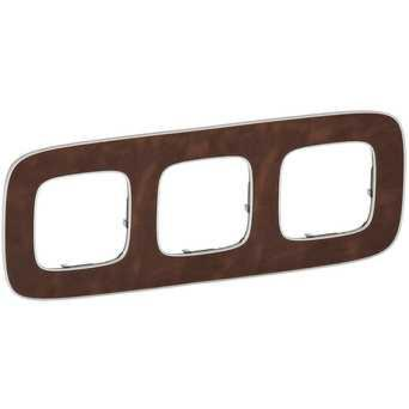 Рамка 3 посту, шкіра, Valena 754453 Legrand