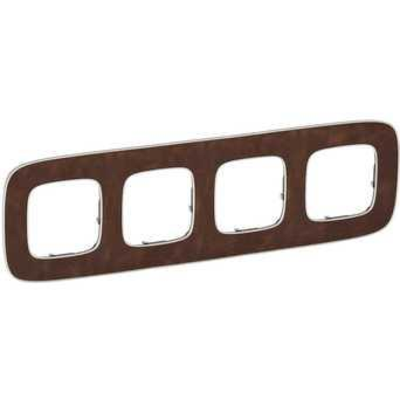 Рамка 4 посту, шкіра, Valena 754454 Legrand Рамка 4 посту, шкіра, Valena 754454 Legrand