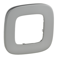 Рамка 1 пост, світла сталь, Valena 755501 Legrand