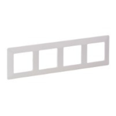 Рамка 4 посту, білий, Valena 754004 Legrand