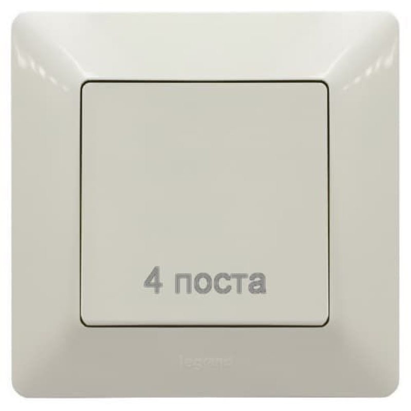 Рамка 4 посту, слонова кістка, Valena 754044 Legrand Рамка 4 посту, слонова кістка, Valena 754044 Legrand