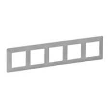 Рамка 5 постів, алюміній, Valena 754135 Legrand