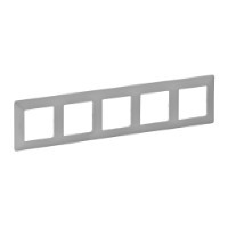 Рамка 5 постів, алюміній, Valena 754135 Legrand