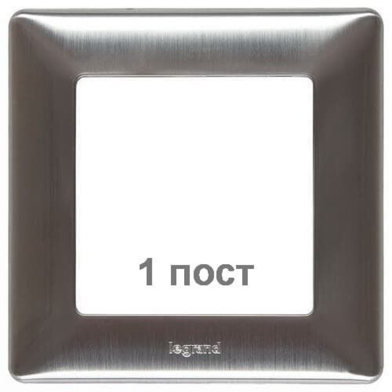 Рамка 1 пост, сталь, Valena 754151 Legrand Рамка 1 пост, сталь, Valena 754151 Legrand
