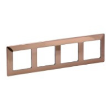 Рамка 4 посту, мідь, Valena 754164 Legrand