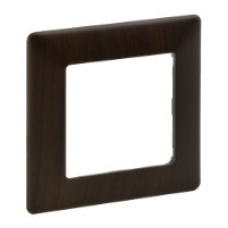Рамка 1 пост, темне дерево, Valena 754171 Legrand