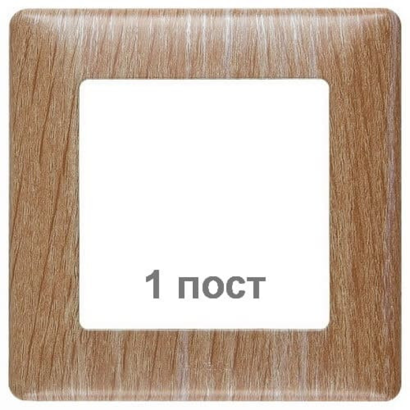 Рамка 1 пост, світле дерево, Valena 754181 Legrand