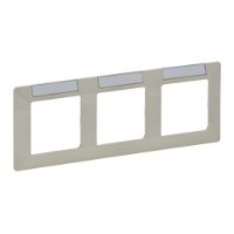 Рамка 3 посту, з полем для напису слонова кістка, Valena 754053 Legrand Рамка 3 посту, з полем для напису слонова кістка, Valena 754053 Legrand