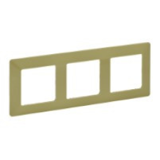 Рамка 3 посту, лайм, Valena 754083 Legrand