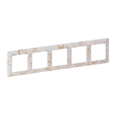 Рамка 5 постів, ампір білий, Valena 754105 Legrand