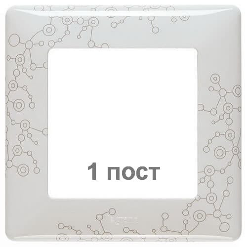 Рамка 1 пост, Ел Грей, Valena 754121 Legrand