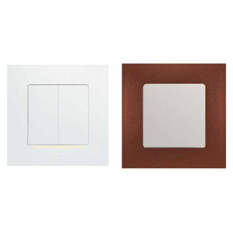 Вимикачі і розетки Legrand Etika