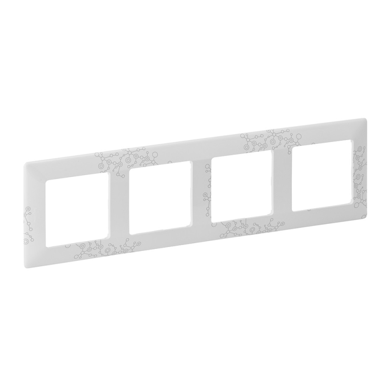 Рамка 4 посту, Ел Грей, Valena 754124 Legrand Рамка 4 посту, Ел Грей, Valena 754124 Legrand