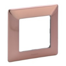 Рамка 1 пост, мідь, Valena 754161 Legrand