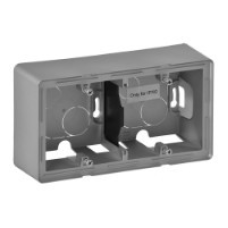 Коробка для накладного монтажу 2-постів,а алюміній, Valena 754212 Legrand