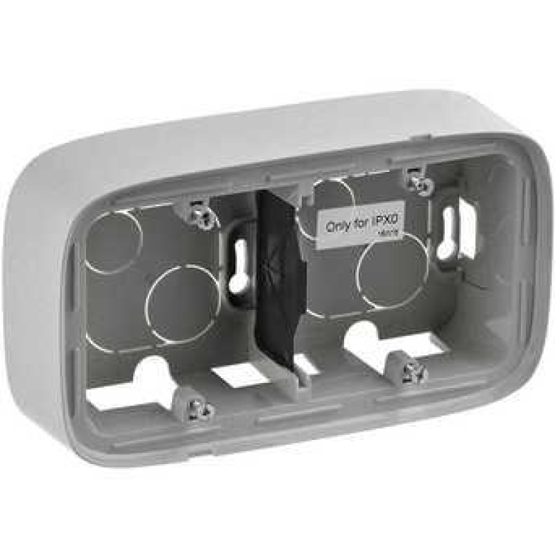 Коробка для накладного монтажу 2-постів,а алюміній, Valena 755572 Legrand