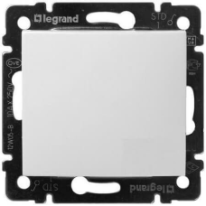 Вимикач прохідний 1-клавішний, білий, 774406 Legrand Valena