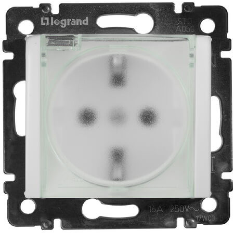 Розетка вологозахищена IP44 із заземленням, білий, 774220 Legrand Valena Розетка вологозахищена IP44 із заземленням, білий, 774220 Legrand Valena