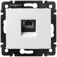 Розетка телефонна RJ11, білий, 774438 Legrand Valena