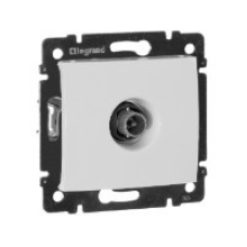 Розетка телевізійна кінцева, білий, 774430 Legrand Valena