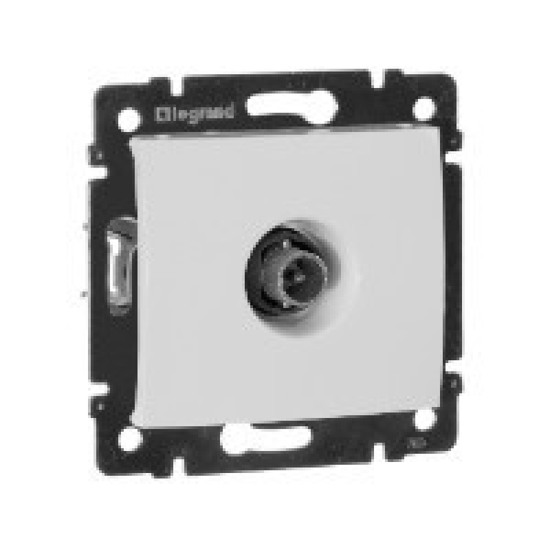 Розетка телевізійна кінцева, білий, 774430 Legrand Valena